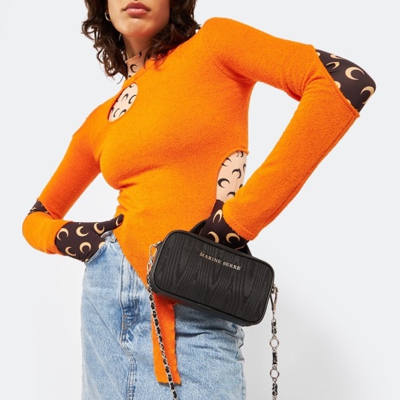 Marine Serre Mini Madame Noir Bag - Picture 11 of 11